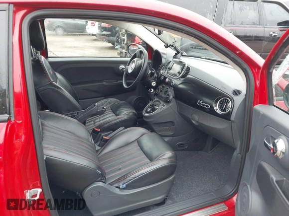 2017 FIAT 500 Pop with VIN 3C3CFFKR4HT661897, listed as a IAAI auction lot 41475111 with 21,606 mi miles. Bid and sale history available at carsss.com. Image 5.
