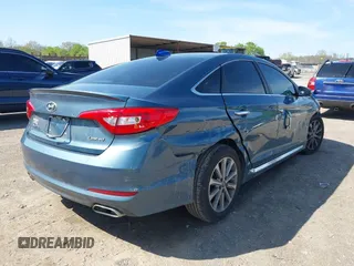 2016 Hyundai Sonata Sport with VIN 5NPE34AF0GH431703, listed as a IAAI auction lot 41930465 with 126,586 mi miles and . Bid and sale history available at DreamBid. Image 4.
