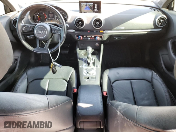 2017 Audi A3 Sedan Premium with VIN WAUB8GFF3H1037486, listed as a Copart auction lot 49623694 with 54,201 mi miles. Bid and sale history available at carsss.com. Image 8.
