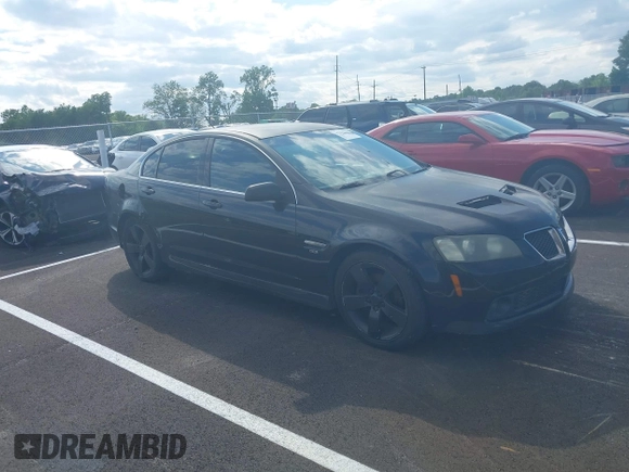2008 Pontiac G8 GT with VIN 6G2EC57Y68L149262, listed as a IAAI auction lot 42201271 with Not Provided miles and . Bid and sale history available at carsss.com. Image 1.