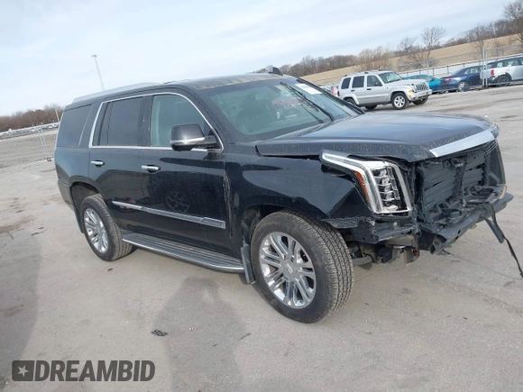 2016 Cadillac Escalade z VIN 1GYS4AKJ5GR411967, wystawiony jako IAAI lot #41848021 z przebiegiem 120 579 mil mil oraz . Historia ofert i sprzedaży dostępna na DreamBid. Obrazek 1.