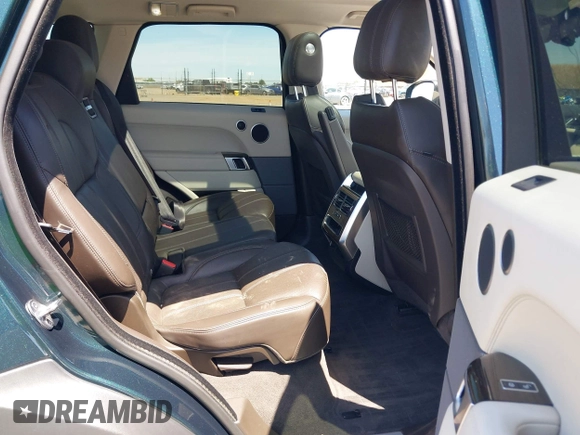 2017 Land Rover Range Rover Sport HSE with VIN SALWR2FV7HA129950, listed as a IAAI auction lot 42269326 with 100,600 mi miles and . Bid and sale history available at DreamBid. Image 8.
