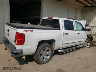 2018 Chevrolet Silverado 1500 LTZ with VIN 3GCUKSER4JG370346, listed as a Copart auction lot 64943634 with 0 mi miles and Salvage Title. Bid and sale history available at carsss.com. Image 3.