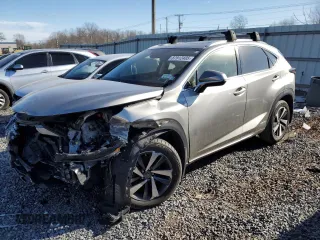 2020 Lexus NX with VIN JTJGJRDZ6L2130945, listed as a Copart auction lot 87912485 with 82,820 mi miles and Salvage Title. Bid and sale history available at carsss.com. Image 1.