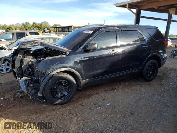 2016 Ford Utility Police Interceptor with VIN 1FM5K8AR2GGB54105, listed as a Copart auction lot 80338974 with 0 mi miles and Salvage Title. Bid and sale history available at carsss.com. Image 1.
