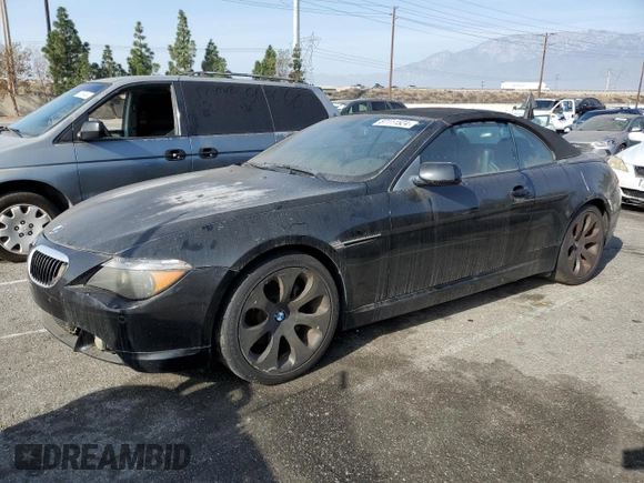2004 BMW 6 Series 645Ci z VIN WBAEK73424B321911, wystawiony jako Copart lot #87111524 z przebiegiem 121 503 mil mil oraz Czysty tytuł • Clean title. Historia ofert i sprzedaży dostępna na DreamBid. Obrazek 1.