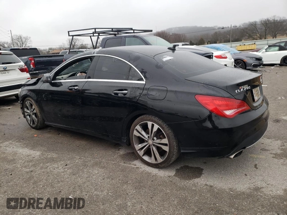 2016 Mercedes-Benz CLA 250 with VIN WDDSJ4GB3GN388431, listed as a Copart auction lot 38609773 with 118,417 mi miles and . Bid and sale history available at DreamBid. Image 2.