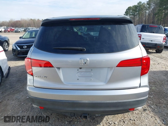 2016 Honda Pilot LX with VIN 5FNYF5H17GB029339, listed as a IAAI auction lot 41837038 with Not Provided miles and . Bid and sale history available at DreamBid. Image 15.