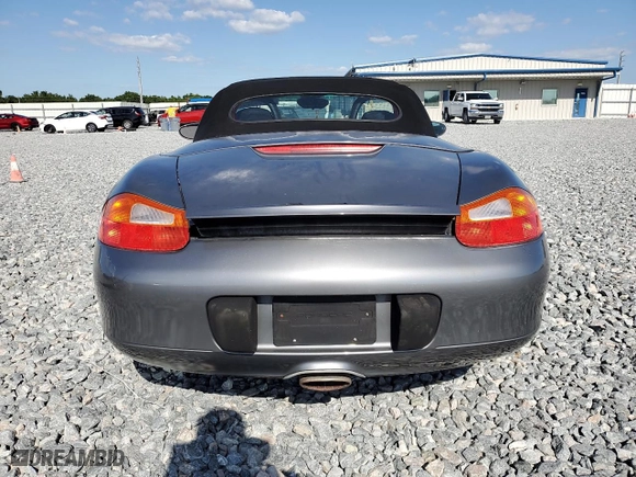 2002 Porsche Boxster with VIN WP0CA29862U624203, listed as a Copart auction lot 52959395 with 91,296 mi miles and Salvage Title. Bid and sale history available at carsss.com. Image 6.