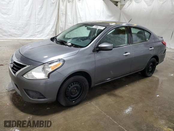2019 Nissan Versa SV with VIN 3N1CN7AP6KL859167, listed as a Copart auction lot 53779855 with 95,595 mi miles and Clean title. Bid and sale history available at DreamBid. Image 1.