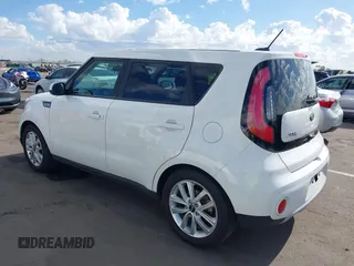 2018 Kia Soul + with VIN KNDJP3A56J7536309, listed as a IAAI auction lot 42009706 with 104,109 mi miles. Bid and sale history available at carsss.com. Image 3.