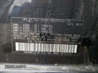 2017 Subaru Impreza Premium with VIN 4S3GKAB69H3609274, listed as a Copart auction lot 51407995 with 88,570 mi miles and Salvage title. Bid and sale history available at DreamBid. Image 14.