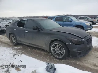2017 Infiniti M37 with VIN JN1BY1AR1HM770588, listed as a Copart auction lot 44752335 with 0 mi miles and Salvage Title. Bid and sale history available at carsss.com. Image 4.