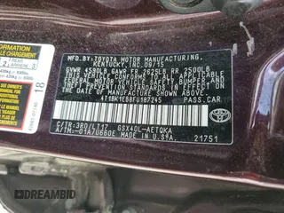 2015 Toyota Avalon Limited with VIN 4T1BK1EB8FU187245, listed as a Copart auction lot 51579295 with 200,726 mi miles and Salvage Title. Bid and sale history available at DreamBid. Image 14.