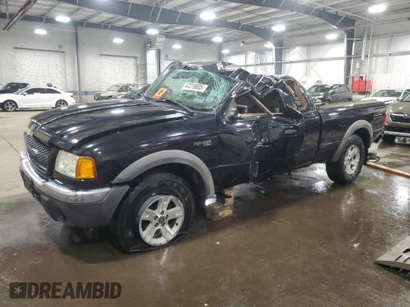 2002 Ford Ranger XL Fleet with VIN 1FTZR45E22PB25200, listed as a Copart auction lot 47219805 with Not Provided miles and Non Repairable. Bid and sale history available at DreamBid. Image 1.