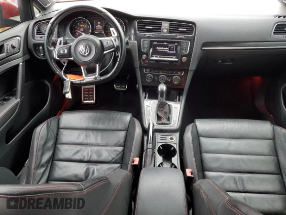 2015 Volkswagen GTI SE with VIN 3VW4T7AU2FM002371, listed as a Copart auction lot 88084495 with 147,867 mi miles and Salvage Title. Bid and sale history available at DreamBid. Image 8.