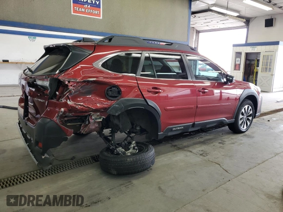2024 Subaru Outback Limited with VIN 4S4BTANCXR3195556, listed as a Copart auction lot 57501645 with 11,236 mi miles and Salvage title. Bid and sale history available at DreamBid. Image 3.