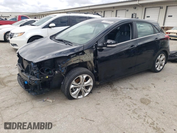 2014 Hyundai Elantra GT with VIN KMHD35LH2EU197594, listed as a Copart auction lot 51526895 with 50,853 mi miles and Salvage Title. Bid and sale history available at carsss.com. Image 1.