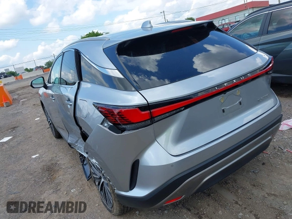 2024 Lexus RX 350 with VIN 2T2BAMBA9RC023844, listed as a IAAI auction lot 42376370 with 24,914 mi miles and . Bid and sale history available at DreamBid. Image 3.