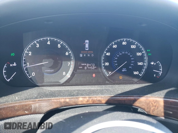 2012 Hyundai Equus Signature z VIN KMHGH4JH4CU056843, wystawiony jako Copart lot #48989495 z przebiegiem 87 458 mil mil oraz Szkoda całkowita • Salvage title. Historia ofert i sprzedaży dostępna na DreamBid. Obrazek 9.