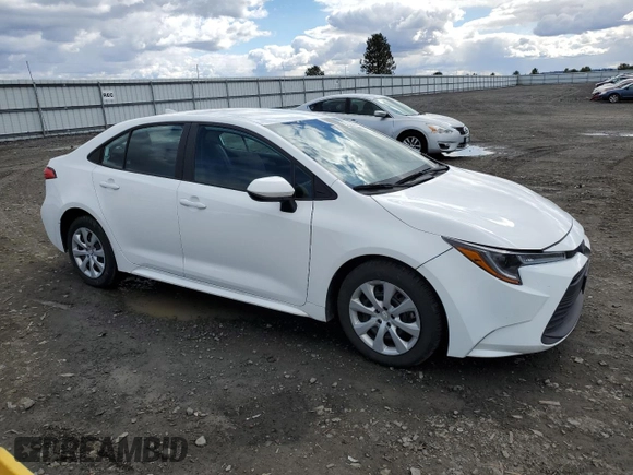 2024 Toyota Corolla LE with VIN 5YFB4MDE5RP162199, listed as a Copart auction lot 49690975 with 22,440 mi miles and Clean Title. Bid and sale history available at DreamBid. Image 4.