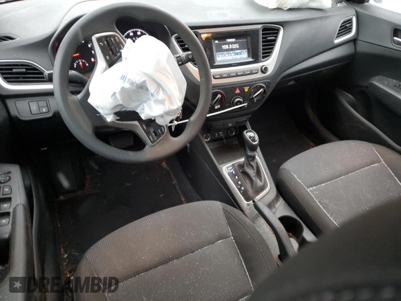 2021 Hyundai Accent SE with VIN 3KPC24A6XME142290, listed as a Copart auction lot 45338855 with 14,851 mi miles and Salvage Title. Bid and sale history available at carsss.com. Image 8.