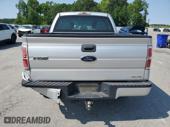 2014 Ford F-150 XL with VIN 1FTEW1CM6EFC60478, listed as a Copart auction lot 58873165 with 126,414 mi miles and Salvage title. Bid and sale history available at DreamBid. Image 6.