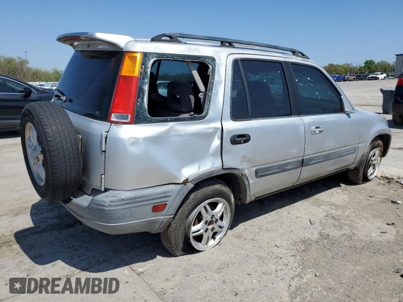 1998 Honda CR-V EX with VIN JHLRD1860WC042074, listed as a Copart auction lot 50542635 with 319,897 mi miles and Salvage Title. Bid and sale history available at carsss.com. Image 3.
