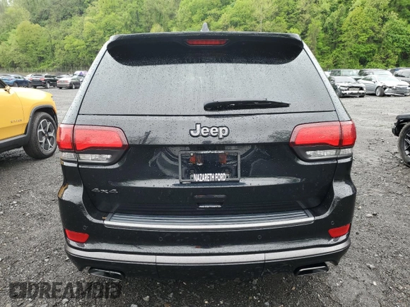 2021 Jeep Grand Cherokee High Altitude with VIN 1C4RJFCG3MC527325, listed as a Copart auction lot 55832875 with 64,338 mi miles and Salvage title. Bid and sale history available at DreamBid. Image 6.