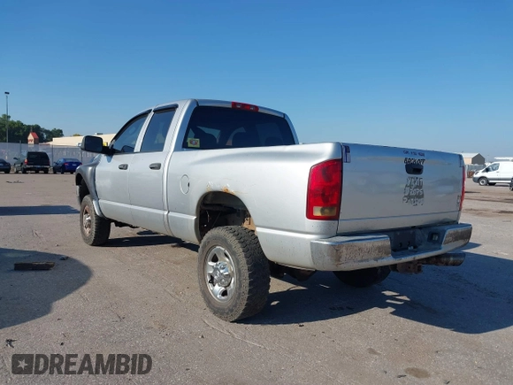 2005 Dodge 2500 SLT with VIN 3D7KS28C55G846789, listed as a IAAI auction lot 40219399 with 190,157 mi miles and . Bid and sale history available at DreamBid. Image 3.