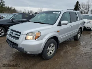 2008 Honda Pilot EX-L with VIN 5FNYF187X8B501905, listed as a Copart auction lot 47792545 with 222,029 mi miles and Clean Title. Bid and sale history available at carsss.com. Image 1.