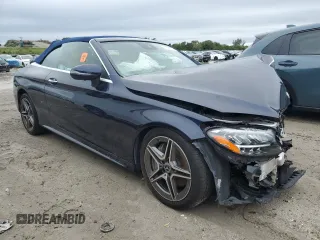 2023 Mercedes-Benz C 300 with VIN W1KWK8DB4PG126089, listed as a Copart auction lot 87676775 with 17,033 mi miles and Non Repairable. Bid and sale history available at DreamBid. Image 4.