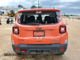 2021 Jeep Renegade Trailhawk with VIN ZACNJDC16MPN28380, listed as a Copart auction lot 55670925 with 55,469 mi miles and Salvage title. Bid and sale history available at DreamBid. Image 6.