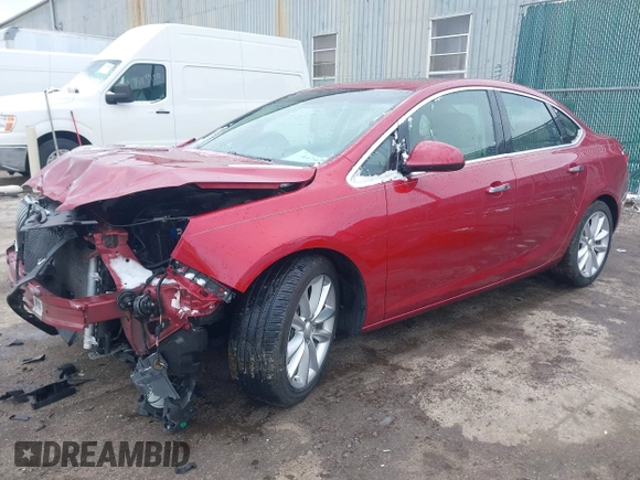 2012 Buick Verano Leather Group with VIN 1G4PS5SK0C4145312, listed as a IAAI auction lot 41743607 with 54,638 mi miles. Bid and sale history available at carsss.com. Image 2.