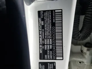 2014 Mercedes-Benz CLA-Class CLA 250 with VIN WDDSJ4EB2EN063320, listed as a Copart auction lot 50121855 with 97,436 mi miles and Salvage Title. Bid and sale history available at carsss.com. Image 12.