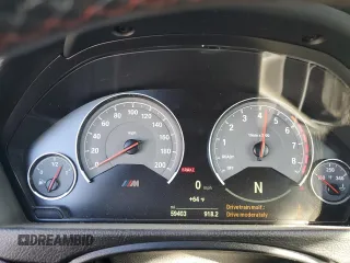 2015 BMW M4 with VIN WBS3R9C59FK334290, listed as a Copart auction lot 87755955 with 59,403 mi miles and Salvage Title. Bid and sale history available at carsss.com. Image 9.