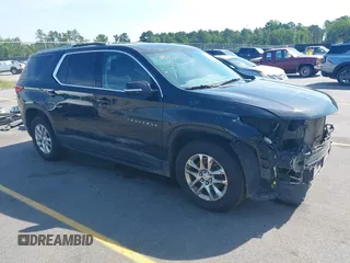 2018 Chevrolet Traverse LT Cloth with VIN 1GNERGKW3JJ138334, listed as a IAAI auction lot 42422939 with 98,060 mi miles and . Bid and sale history available at DreamBid. Image 1.