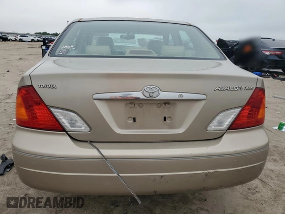 2000 Toyota Avalon XL z VIN 4T1BF28B7YU074685, wystawiony jako Copart lot #54523145 z przebiegiem 172 258 mil mil oraz Szkoda całkowita • Salvage title. Historia ofert i sprzedaży dostępna na DreamBid. Obrazek 6.