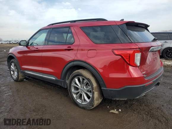 2021 Ford Explorer XLT with VIN 1FMSK8DH9MGC51416, listed as a Copart auction lot 46912555 with 34,271 mi miles and Salvage Title. Bid and sale history available at DreamBid. Image 2.