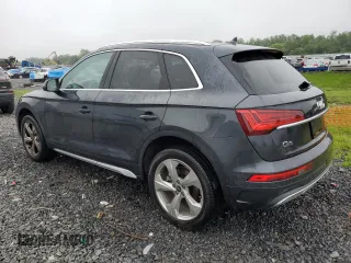 2021 Audi Q5 Premium Plus with VIN WA1BAAFY5M2100978, listed as a Copart auction lot 60649225 with 25,693 mi miles and Salvage title. Bid and sale history available at DreamBid. Image 2.