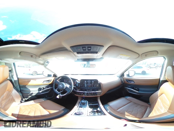 2023 Nissan Pathfinder Platinum with VIN 5N1DR3DJ4PC227904, listed as a Copart auction lot 52177715 with 55,282 mi miles and Salvage title. Bid and sale history available at DreamBid. Image 13.