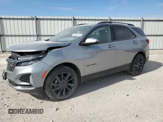 2023 Chevrolet Equinox RS с VIN 3GNAXWEG4PL264397, выставлен на аукционе Copart как лот 49466115 с пробегом 42 774 миль миль и Списание • Salvage title. История ставок и продаж доступна на DreamBid. Изображение 1.