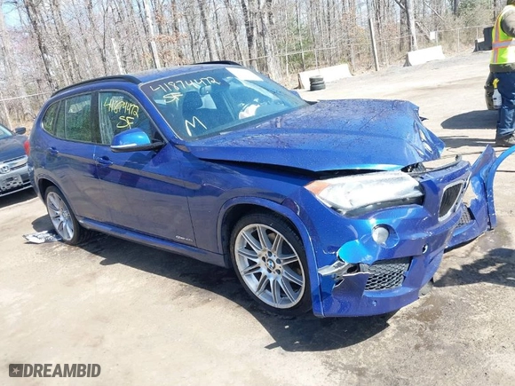 2015 BMW X1 sDrive28i with VIN WBAVM1C58FV314947, listed as a IAAI auction lot 41874472 with 128,271 mi miles. Bid and sale history available at carsss.com. Image 1.