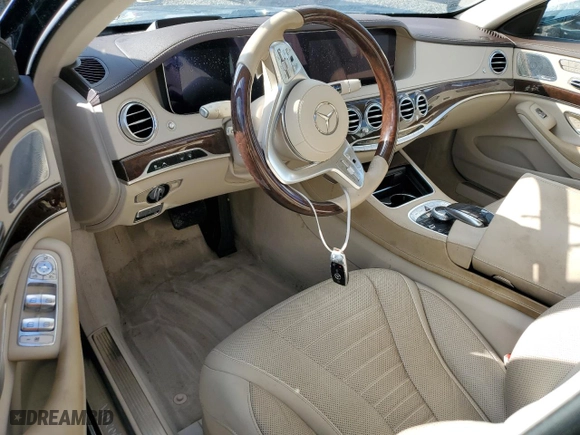2018 Mercedes-Benz S-Class S 450 with VIN WDDUG6EB5JA409204, listed as a Copart auction lot 79964414 with 0 mi miles and Salvage Title. Bid and sale history available at carsss.com. Image 8.