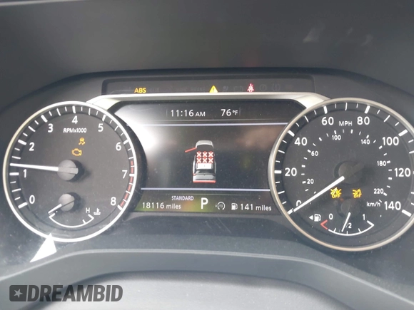 2023 Nissan Pathfinder S with VIN 5N1DR3AA7PC264417, listed as a IAAI auction lot 41892386 with 18,116 mi miles and . Bid and sale history available at DreamBid. Image 7.