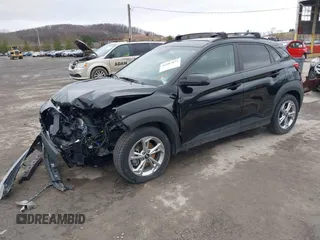 2023 Hyundai Kona SEL with VIN KM8K6CAB5PU941273, listed as a IAAI auction lot 41807072 with 30,473 mi miles. Bid and sale history available at carsss.com. Image 2.