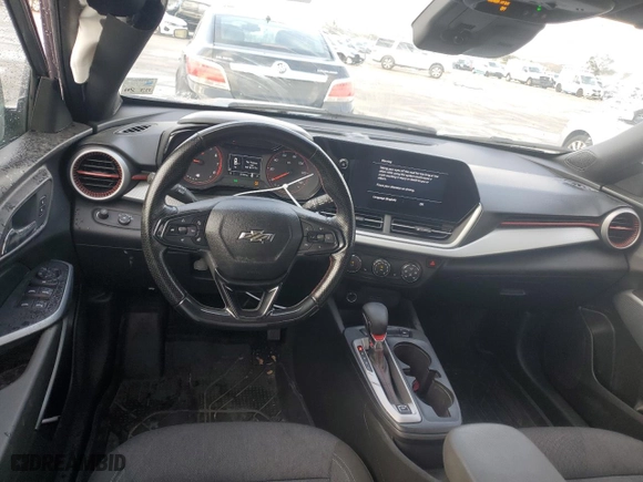 2024 Chevrolet Trax 1RS with VIN KL77LGE22RC214795, listed as a Copart auction lot 48342805 with 27,331 mi miles and Salvage Title. Bid and sale history available at carsss.com. Image 8.