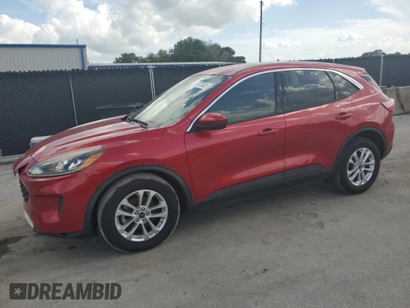 2020 Ford Escape SE with VIN 1FMCU0G64LUA22989, listed as a Copart auction lot 61073405 with 76,312 mi miles and Clean title. Bid and sale history available at DreamBid. Image 1.