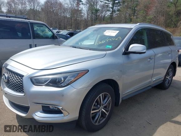 2017 Infiniti QX60 with VIN 5N1DL0MM8HC507403, listed as a IAAI auction lot 42079563 with 162,234 mi miles and . Bid and sale history available at DreamBid. Image 17.