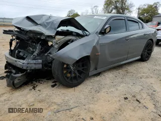 2019 Dodge Charger Scat Pack z VIN 2C3CDXGJ7KH646213, wystawiony jako Copart lot #51653065 z przebiegiem 63 229 mil mil oraz Szkoda całkowita • Salvage title. Historia ofert i sprzedaży dostępna na DreamBid. Obrazek 1.